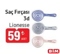 LİONESSE SAÇ FIRÇASI 3D fiyat ve kampanya bilgisi